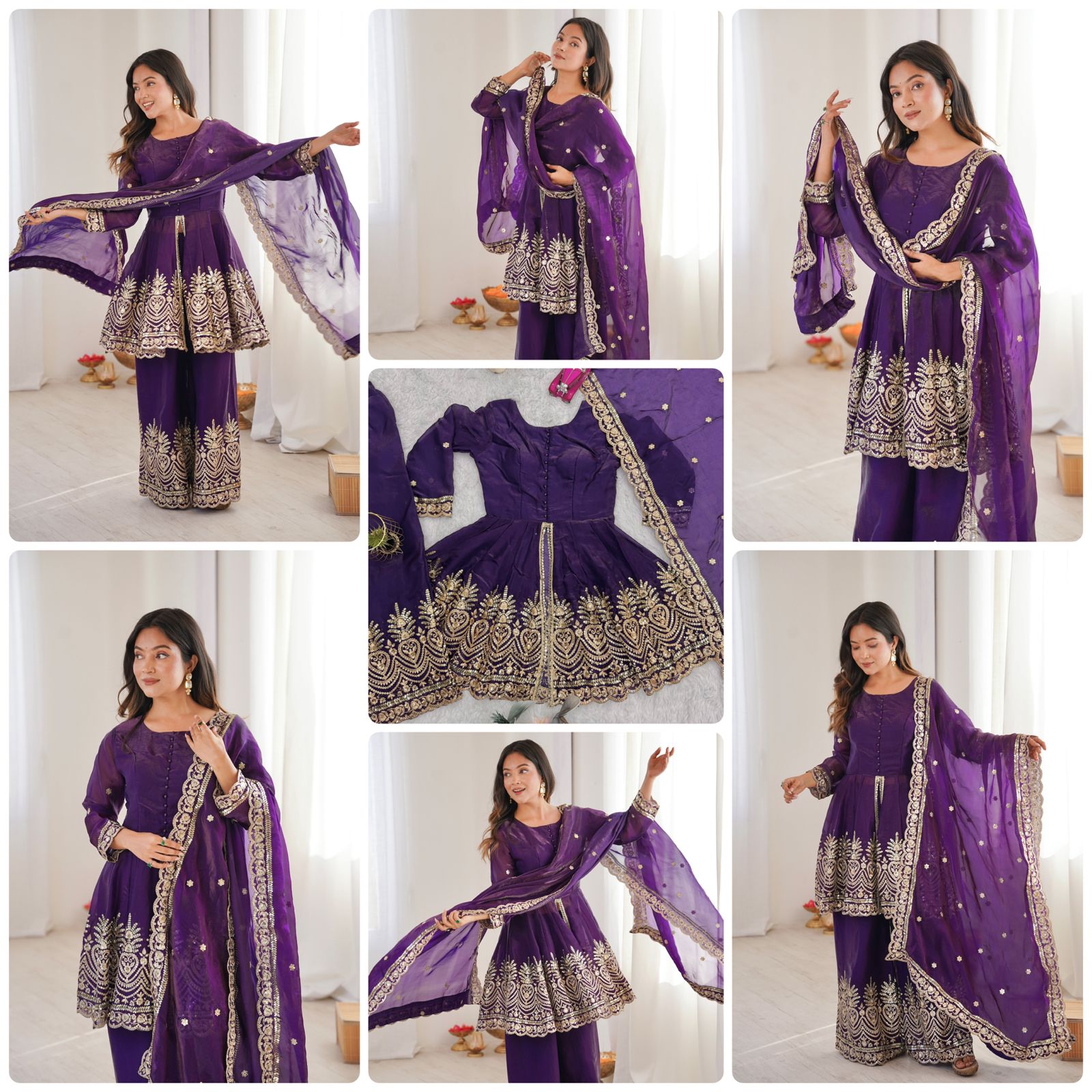 Zarah Sharara -  Donker Paars