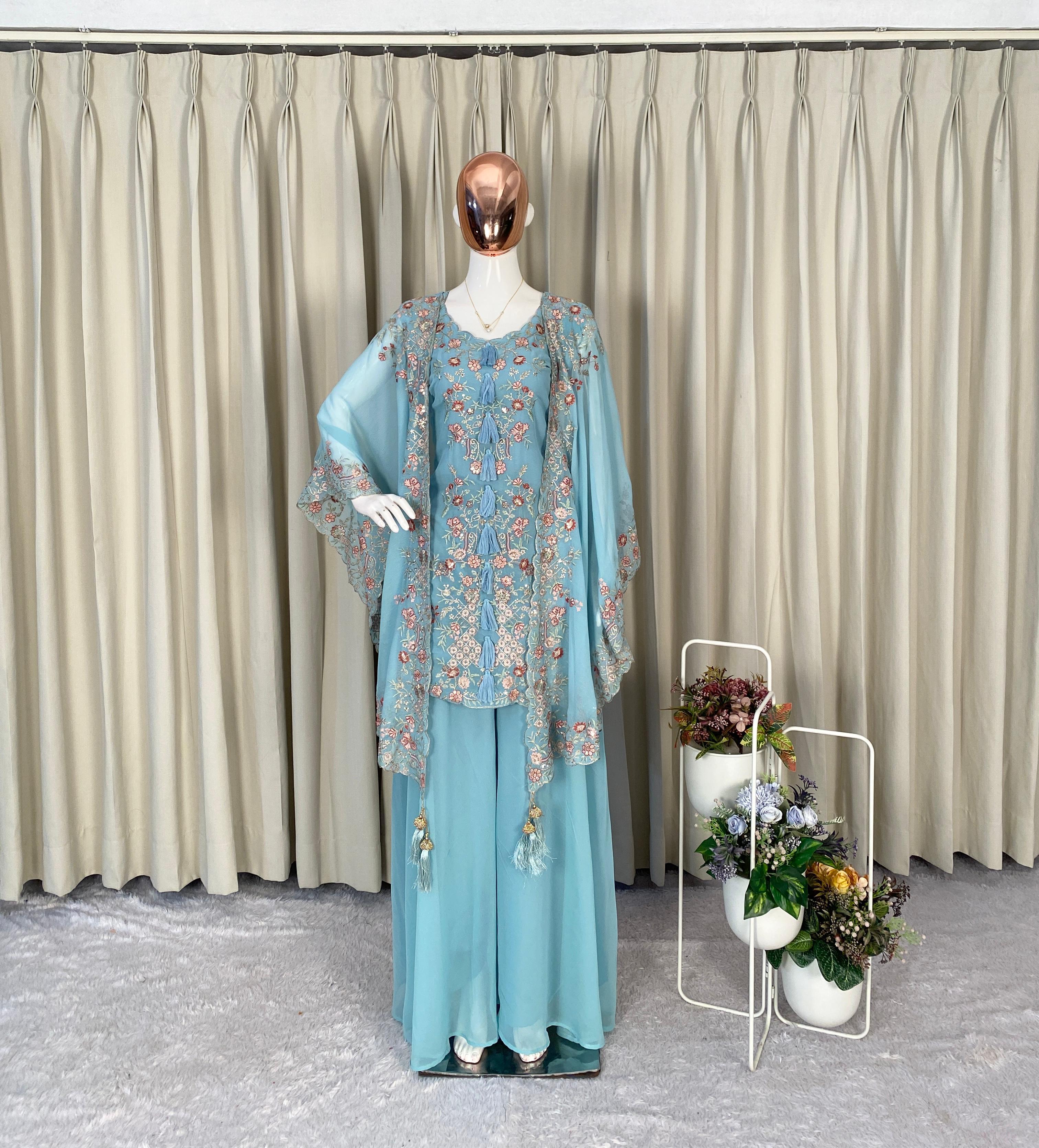 Reeba Salwaar - Licht blauw