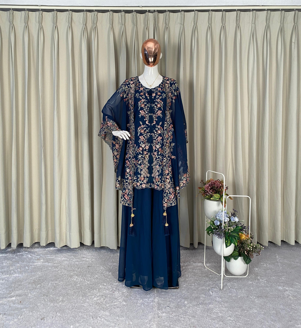 Reeba Salwaar - Marine blauw