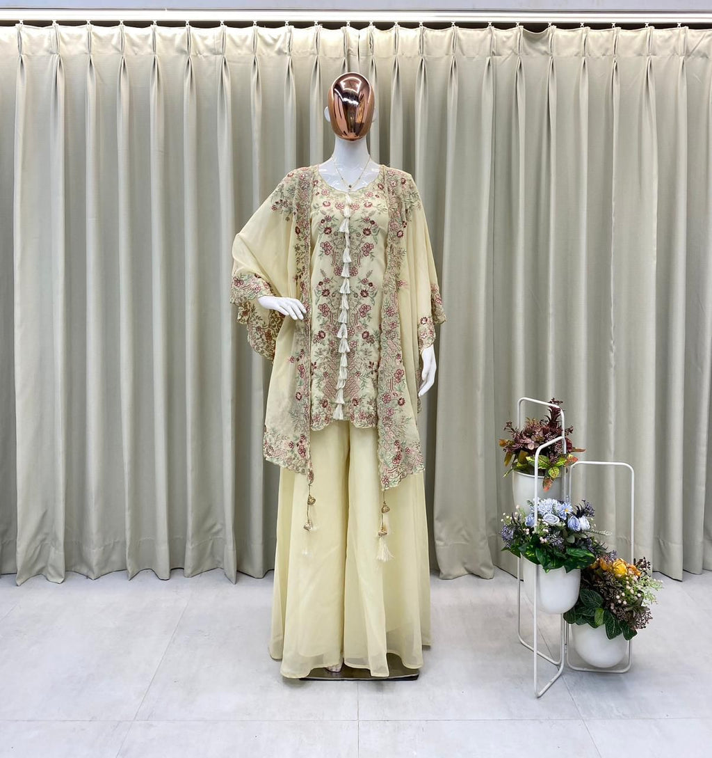 Reeba Salwaar - Beige