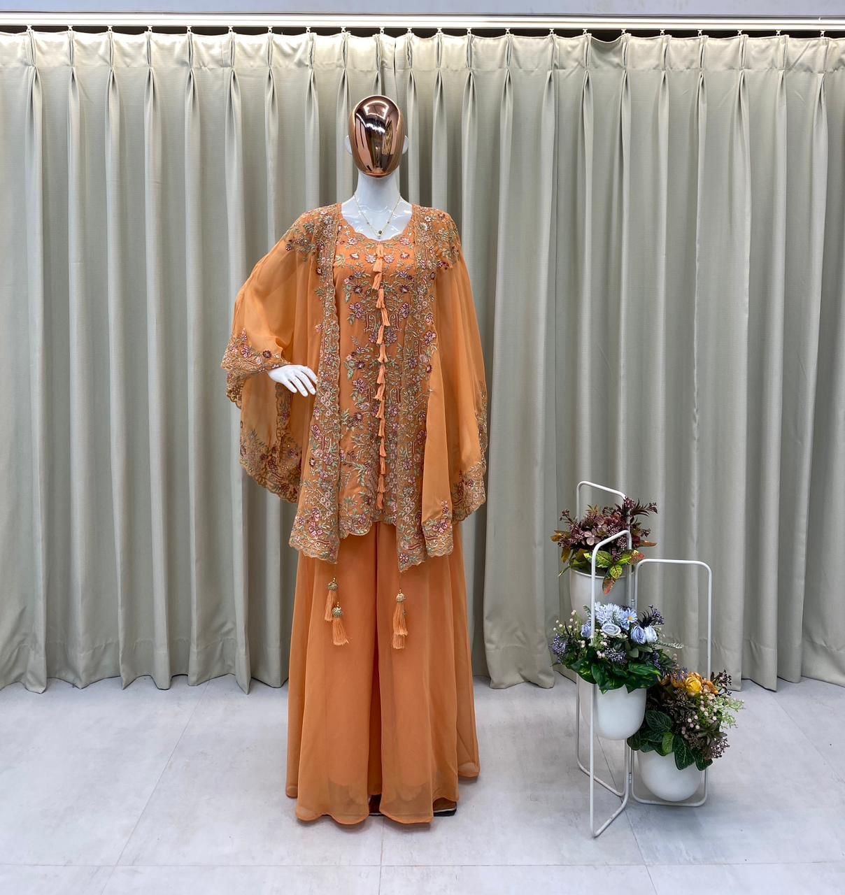 Reeba Salwaar - Zalm oranje