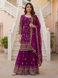 Sahiba Sharara - Paars